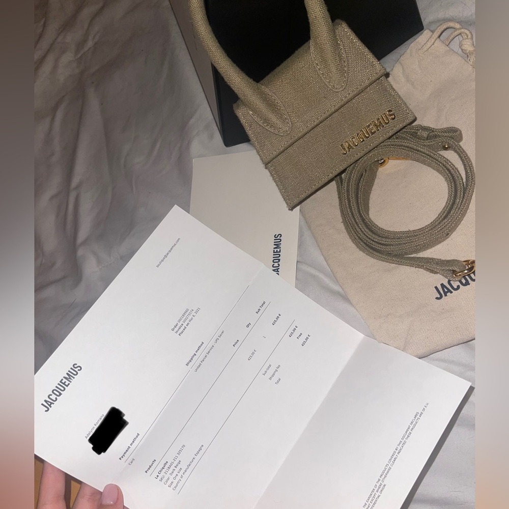 Dark Beige “Le Chiquito” Jacquemus Handbag.